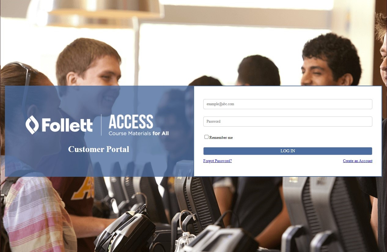 Follett customer portal graphic